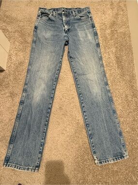 Wrangler Men's Light Blue Straight Jeans